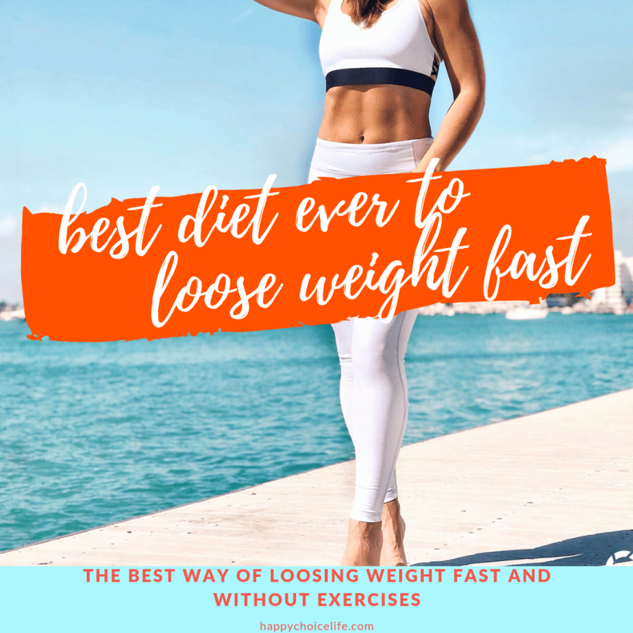 Easiest way of losing weight fast and get healthy at the same time ...